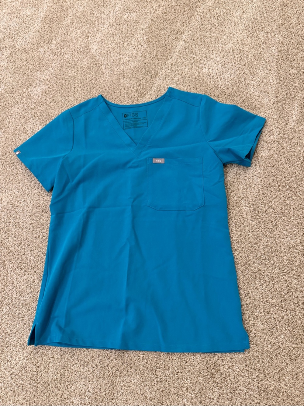 Figs Women's Scrub Set in Teal Blue